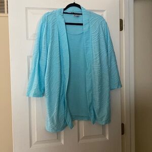 2 piece, lightweight top, and a jacket